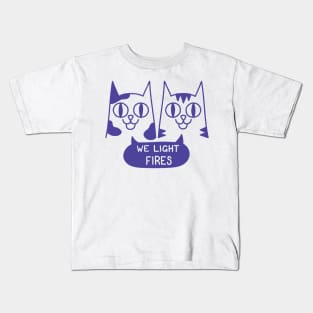 Fire kitties Kids T-Shirt